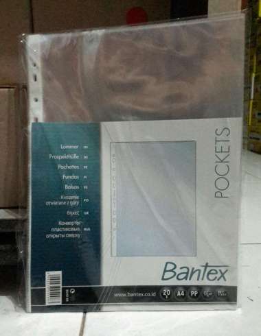 Bantex Sheet Protector / Pp Pocket A4