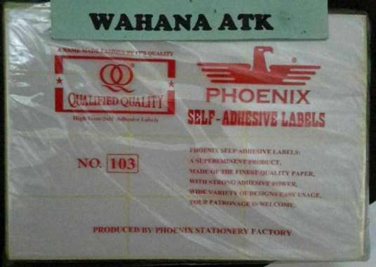 Label Nama / Label Undangan Phoenix No 103