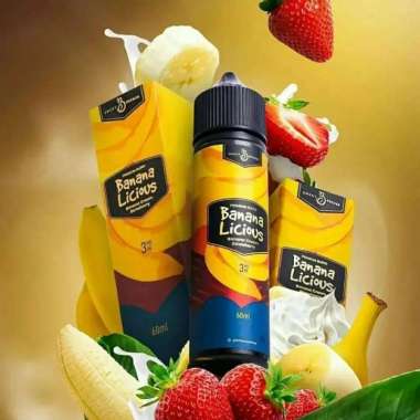 Bananalicious 3mg 6mg 60ml Premium Liquid Vape Vapor Banana Cream Emkay 6mg
