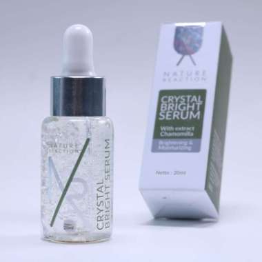 Nature Reaction Crystal Bright Serum 20ml Official 100% Ori Serum Wajah Nature Reaction Naturereacti