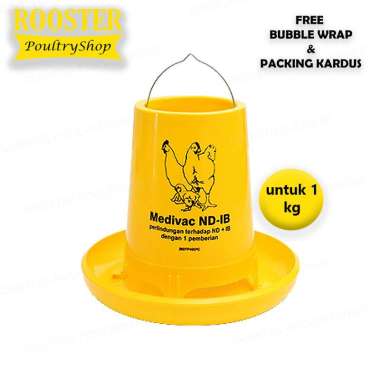 Tempat Pakan Ayam 1 Kg Medion kuning