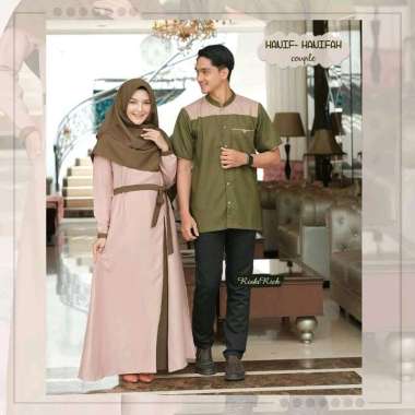 Baju Couple Gamis | Couple Gamis Muslim | Couple Lebaran | Baju Sarimbit | Baju Muslim Semua Ukuran