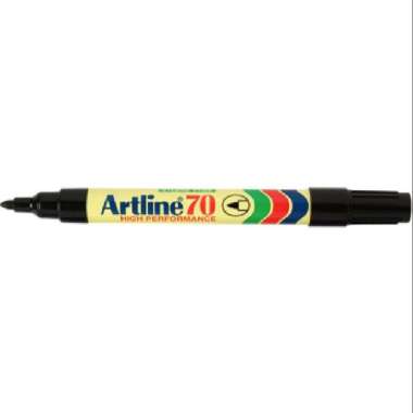 Spidol Permanent Marker Artline 70 / Spidol Permanen Artline 70 / Permanent Marker Artline hitam