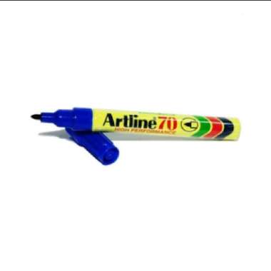 Spidol Permanent Marker Artline 70 / Spidol Permanen Artline 70 / Permanent Marker Artline biru