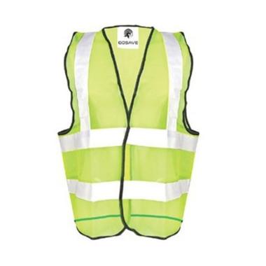 GOSAVE Rompi Polyester Basic Polister Safety Vest Rompi Proyek Nyala Semua Ukuran Green
