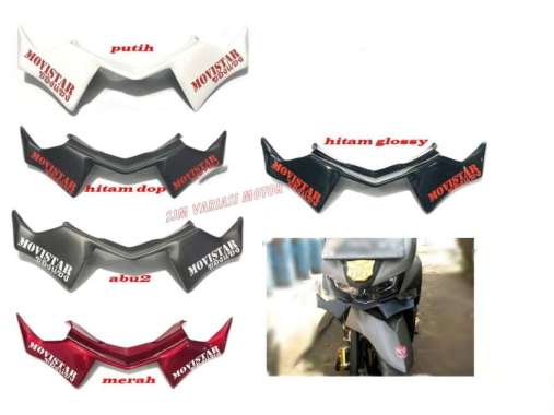 winglet MIO SOUL GT 125 BLUECORE WINGLET YAMAHA MIO GT 125 HITAM DOP
