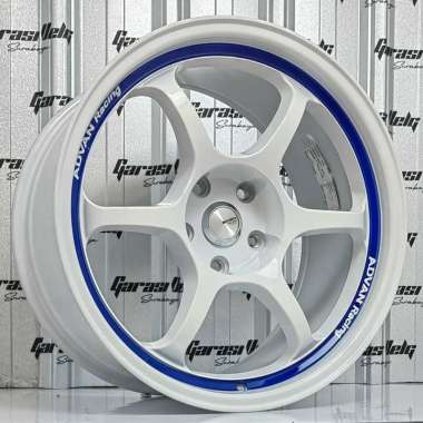 REP VELG ADVAN RG.1 RING 18 WHITE VELG MORAH GARASI VELG SURABAYA