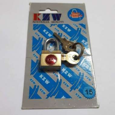 Gembok samping 15mm gembok koper tas kunci gembok kecil padlock gembok