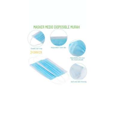 Jsp Mask (Masker Medis Kemenkes) 3 Ply Eceran/Lmbr