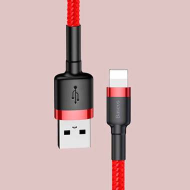 Jual Baseus Lightning Cable Braided Fast Charging And Syncing Cord For Iphone 2m Online Agustus 2020 Blibli Com