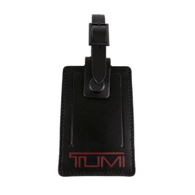 TUMI Alpha Luggage Tag - Large Black Red