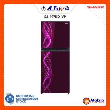 SHARP KULKAS 2 PINTU SMALL SJ-197ND-VP