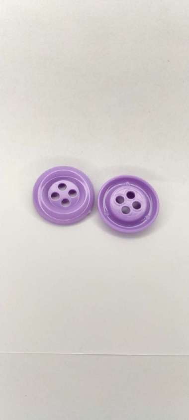 Kancing Besar Jumbo WARNA UNGU baju konektor masker Mainan Edukasi Anak Montessori Meronce Scrapbook