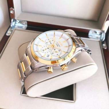 Seiko Chronograph Duotone SSB-090.P1 Original Jam Tangan Pria