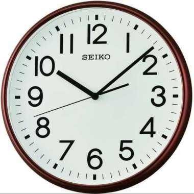 Jam Dinding Seiko Japan QXA677 QXA677B Brown Original