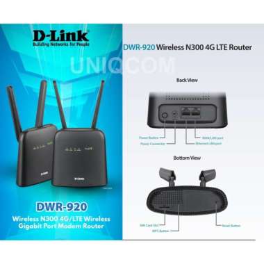 D-LINK DWR-920 Wireless N300 4G Router