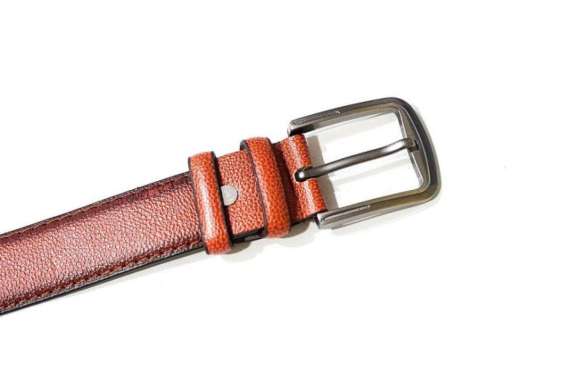 ikat pinggang kulit belt sabuk ban pinggang kulit leather coklat A