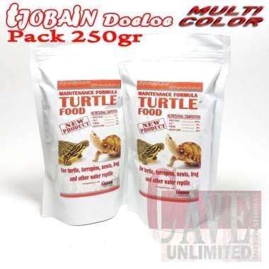 Turtle pelet food makanan pakan kura kura air brazil turtles 250gr BESAR 5 MM - MERAH