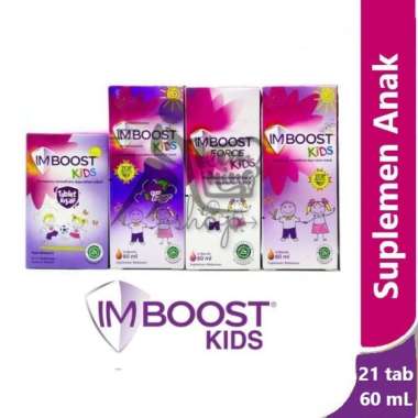 Imboost Kid Tablet Hisap & Sirup, Imboost Force Kids - suplemen daya tahan tubuh anak Imboost Kids T