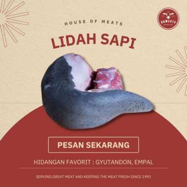 Lidah Sapi Lokal Segar