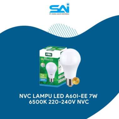 NVC LAMPU LED A60I-EE 7W 6500K 220-240V NVC