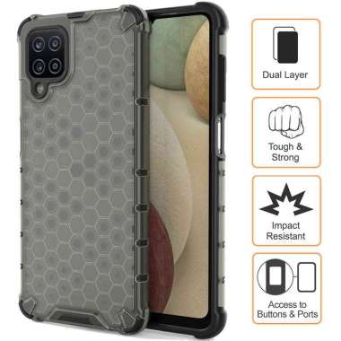 Armor Honeycomb Case Samsung Galaxy A12 - M12 - Casing Cover