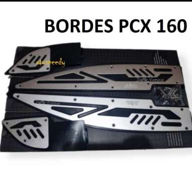 Bordes PCX 160 Pijakan Kaki PCX160 Black Diamond Alas Kaki Karpet