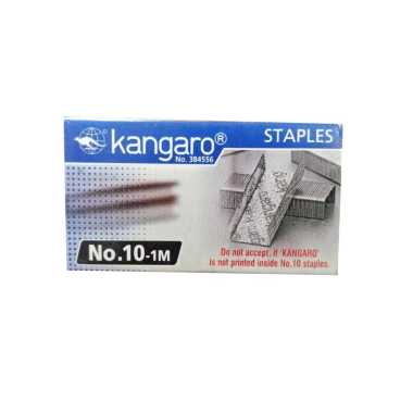 Isi Refill Staples Kangaro [No.10-1M/1 Box] / Stapler / Cekrekan / Hekter silver