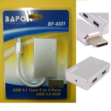 BAFO BF-4331 USB 3.1 Type-c to 4 Ports Usb 3.0 Hub