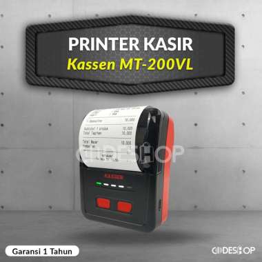 MINI PRINTER RECEIPT THERMAL KASSEN MT-200VL BLUETOOTH 58MM