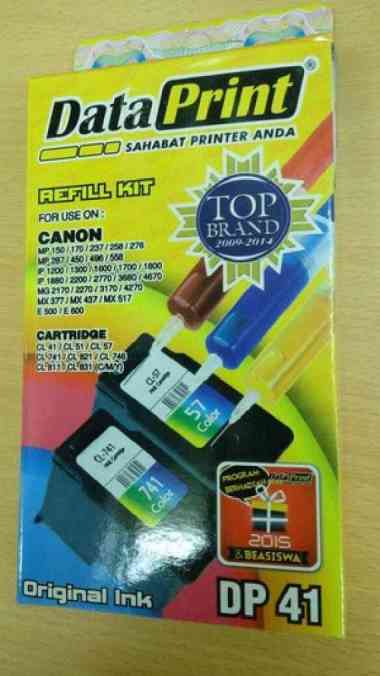 Data Print DP41 color /Tinta Refill / Tinta isi ulang Data Print DP-41