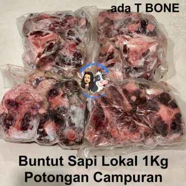 Buntut Sapi Super 1 Kg Pemium Lokal / Buntut Sapi Lokal Oxtail 1 Kg