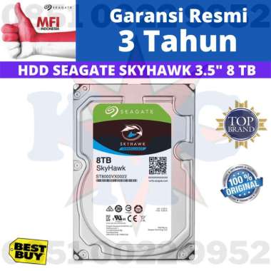 SEAGATE SKYHAWK 8TB (UNTUK CCTV)