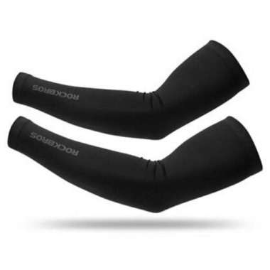 rockbros manset arm sleeve pelindung lengan anti uv sepeda motor HitamukuranXXL