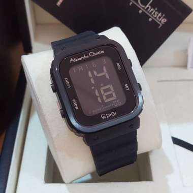 JAM PRIA ALEXANDRE CHRISTIE AC 9357 AC9357 DIGITAL RUBBER ORIGINAL BLACK