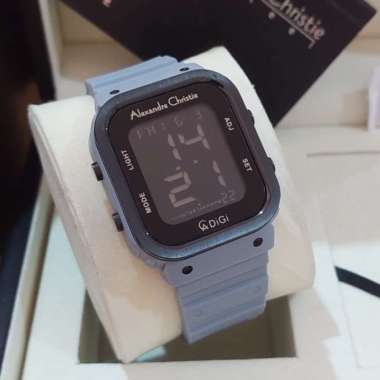 JAM PRIA ALEXANDRE CHRISTIE AC 9357 AC9357 DIGITAL RUBBER ORIGINAL GREY BLACK