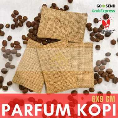 [GROSIR] KARUNG PARFUM KOPI 6x9 CM - KANTONG GONI - PACKAGING PARFUM KOPI - POUCH KOPI