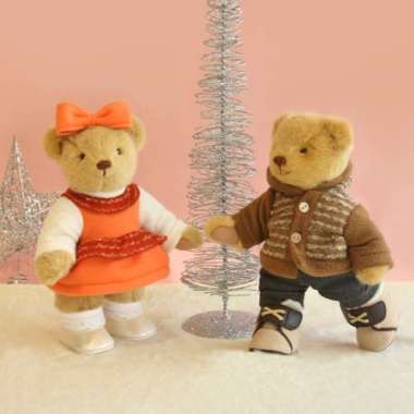 TEDDY HOUSE BONEKA TEDDY BEAR ROSE BEAR 10 INCH