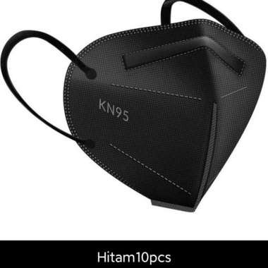 MASKER KN95 MASKER KN 95 MASKER KESEHATAN ASLI Hitam
