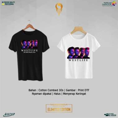 KAOS KONSER WESTLIFE LIMITED EDITION = SOLDIMPRO L33