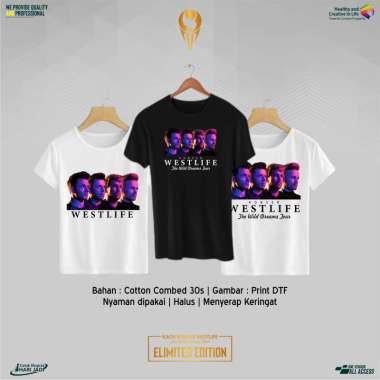 KAOS KONSER WESTLIFE LIMITED EDITION = SOLDIMPRO XL34
