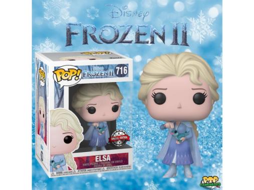 Funko POP #716 Disney Frozen 2 Elsa with Salamander Exclusive Action Figures