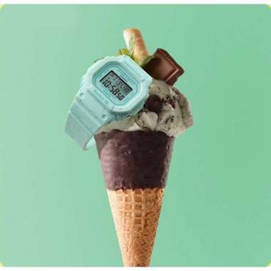 CASIO Baby-G Ice Cream Mint Green & Strawberry Original Jam Tangan Wanita [BGD 560] Mint Green