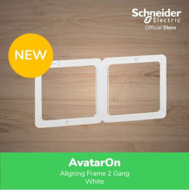 Schneider Electric AvatarOn Aligning Frame 2Gang Putih - E8331_26_WE