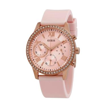 GUESS L2-W1135 Rose Gold Plated Multifunction Jam Tangan Wanita Rose Gold / Pink