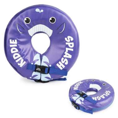Kiddie Splash Swim Aid Neck Ring - Blue Whale
