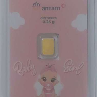 Logam Mulia Antam Gift Series Baby Girl 0.25 Gram