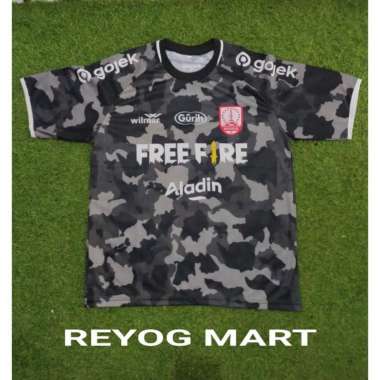 JERSEY PERSIS SOLO GK HOME 2021 - 2022 LIGA 2 ABU KIPER PRINTING LOKAL M Abu-abu