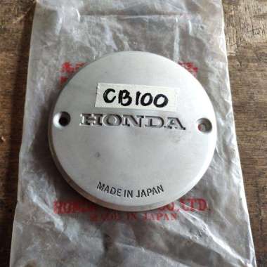 Cover Tutup Magnit Honda CB100 CB125S Original Honda Japan Silver