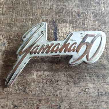 Simbol Emblem Legshield Yamaha U5 Original Yamaha Chrome